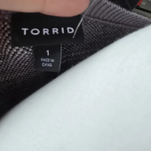 Torrid Long Sleeve Skater Sweater Dress - Picture 4 of 6